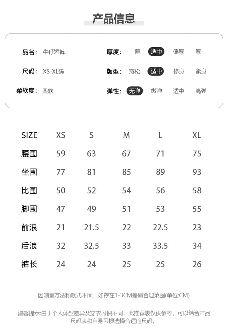 실사 여름 켜기 새로운 핫걸 다용도 바람 하이웨이스트 펭 넓적 다리 리프트 엉덩이 스트레이트 데님 반바지 여성 상세 이미지 4