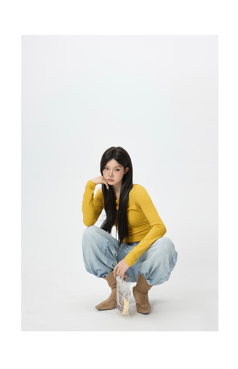 실사 아메리칸 레트로 워싱 하이웨이스트 루즈핏 와이드 레그 팬츠 다용도 스트레이트 섹션 청바지 여성 2026 상세 이미지 13