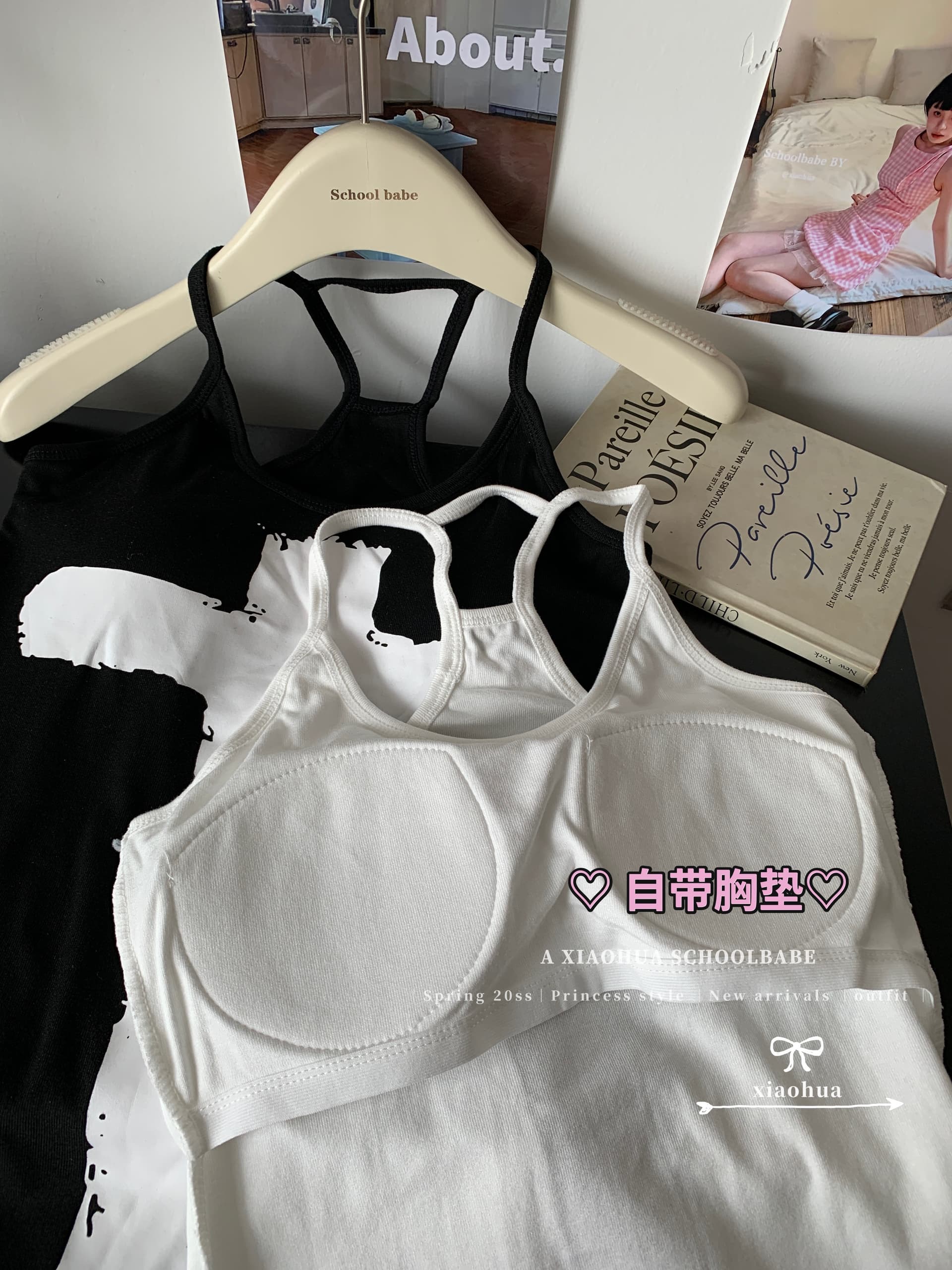 정가 실사 아메리칸 레트로 핫걸 십자가 프린트 행침 목 캐미솔 몸매 가꾸기 슬림해 보이는 만나는 맨위 상세 이미지 6