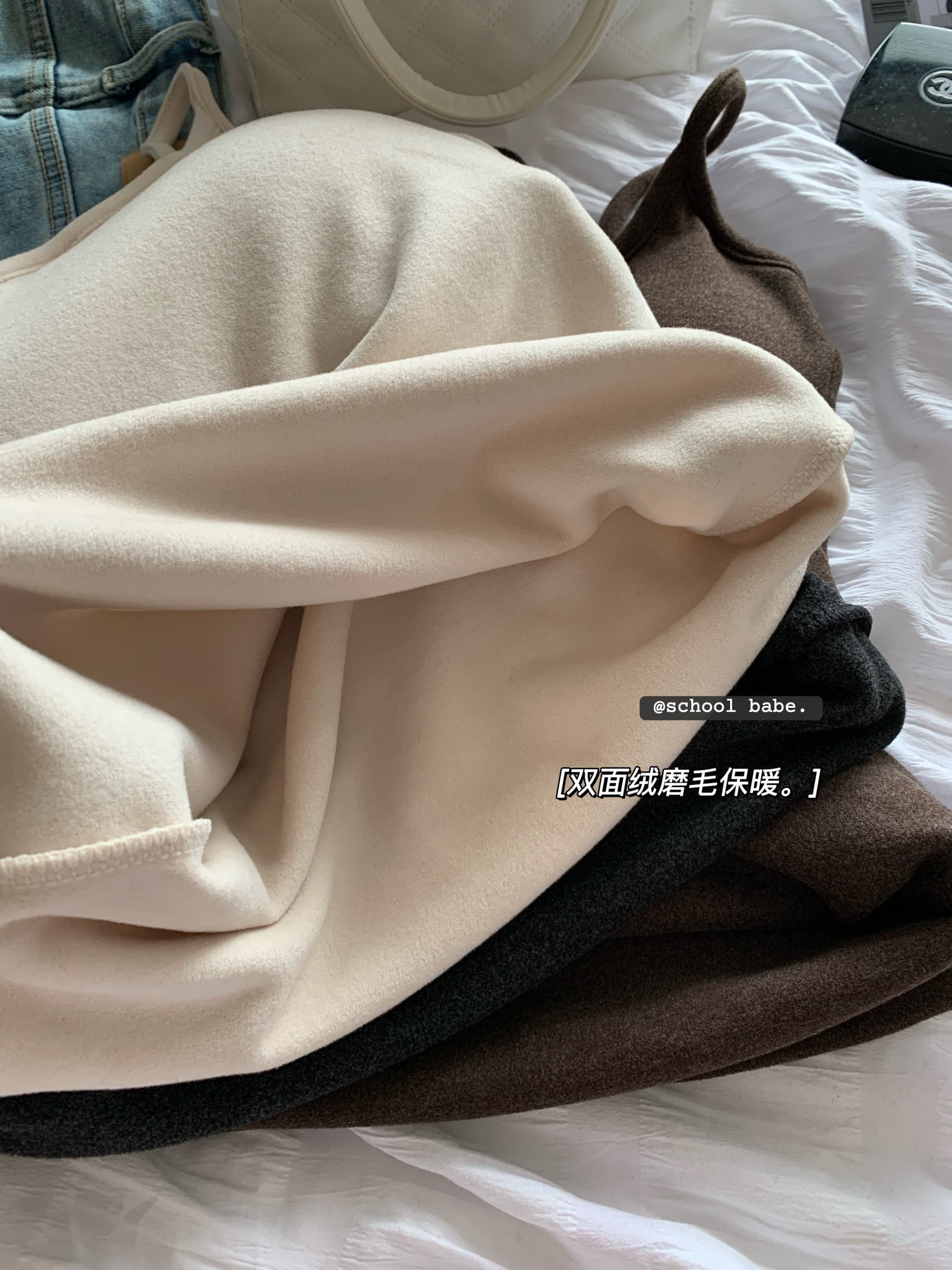 정가 실사 양면 연삭 플리스 벨트 가슴 패드 인사이드 가져 가라. 순수한 욕망 만나는 캐미솔 열 속옷 맨위 상세 이미지 6