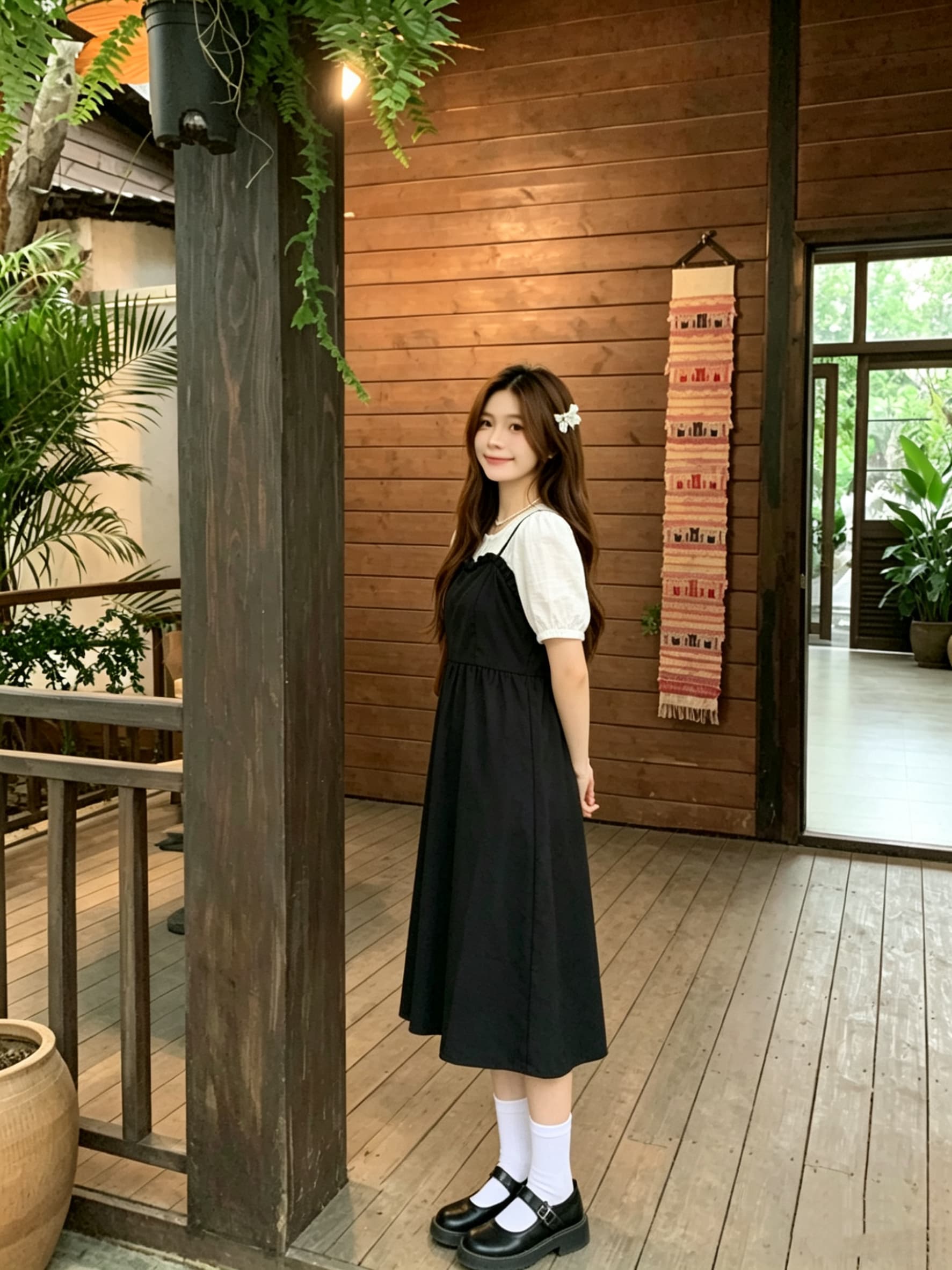 정가 실사 페이크 레이어드 여성 드레스 여름 프랑스식 요정 중간 길이 허리 수축 슬림해 보이는 A라인 스커트 상세 이미지 10