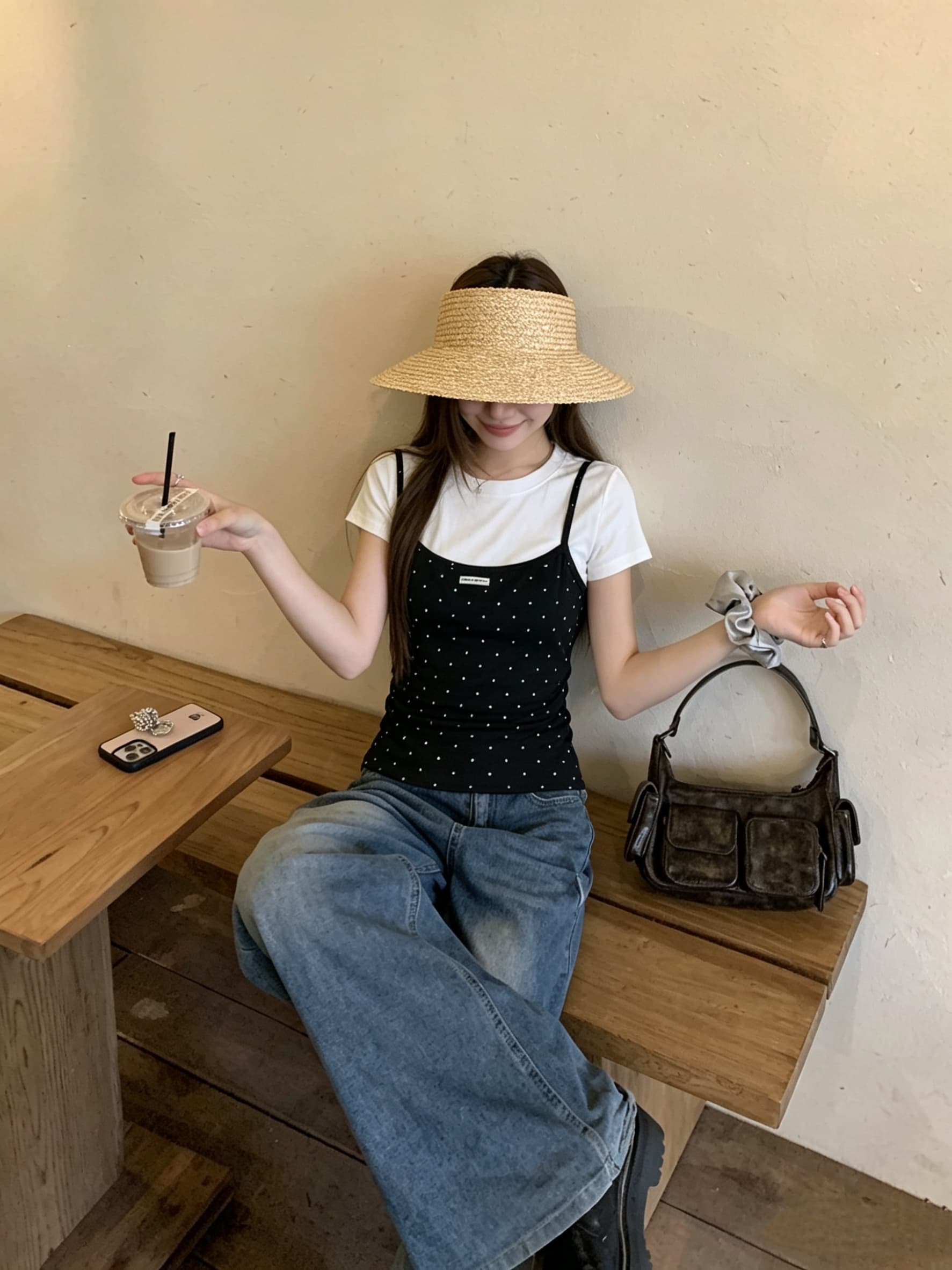 정가 실사 빨간색 페이크 레이어드 라운드 넥 긍정적 인 어깨 반팔 티셔츠 여름 한 부서 몸매 가꾸기 슬림해 보이는 디자인 센스 맨위 상세 이미지 14