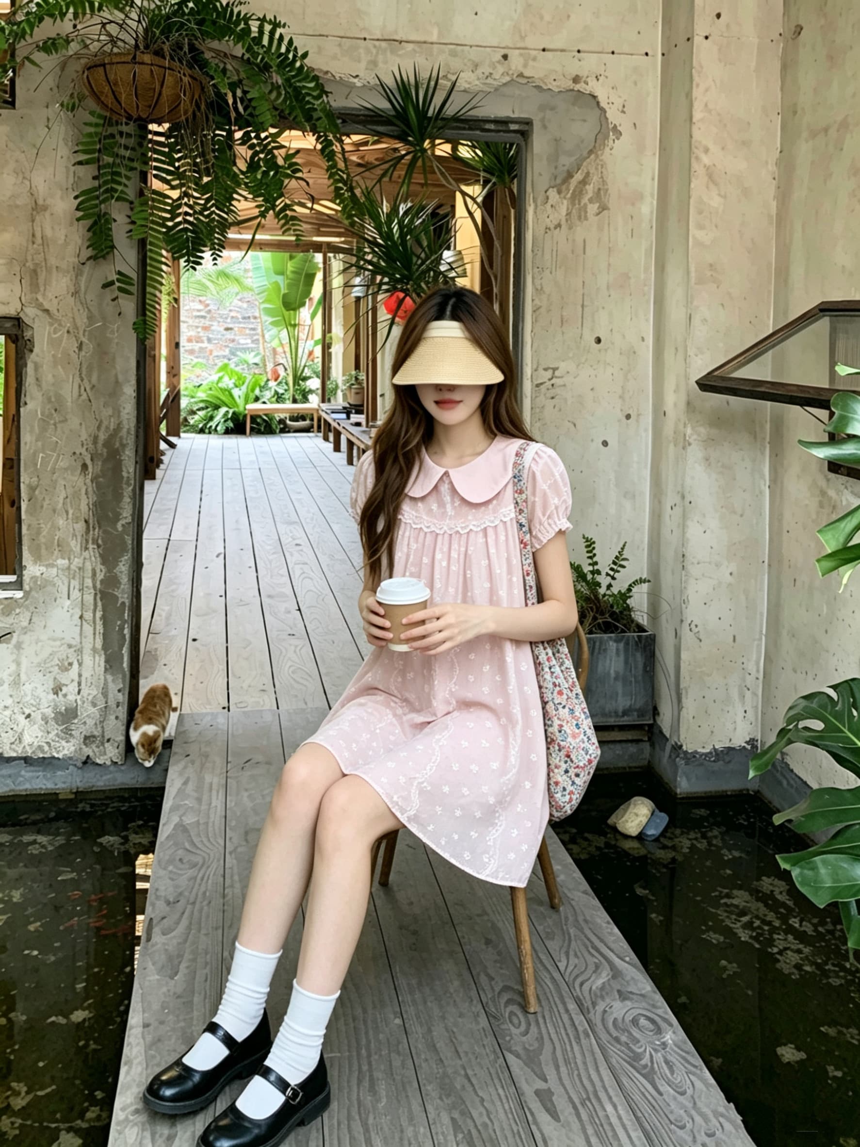 정가 실사 레이스 자수 베이비 칼라 거품 소매 여성 드레스 2026 슈퍼 화재 연령 감소 치마 미니 스커트 상세 이미지 4