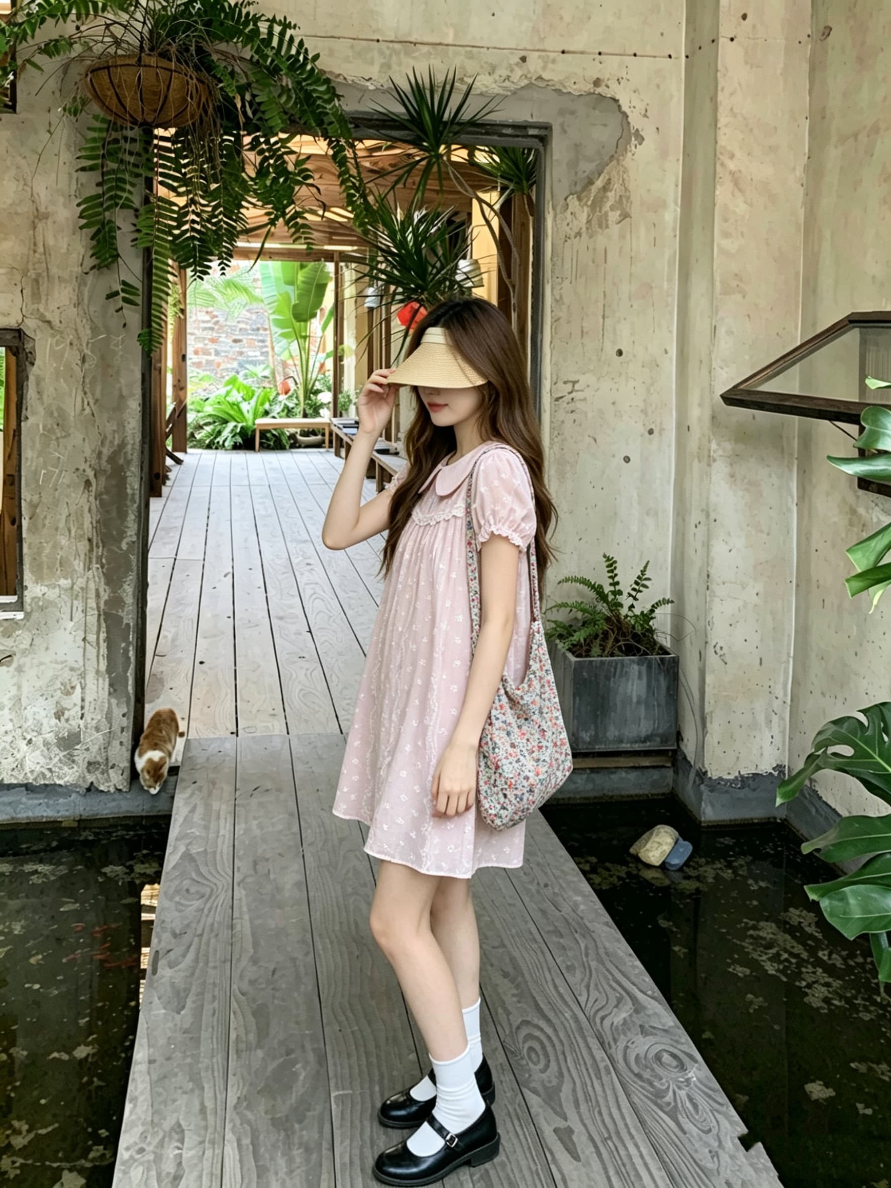 정가 실사 레이스 자수 베이비 칼라 거품 소매 여성 드레스 2026 슈퍼 화재 연령 감소 치마 미니 스커트 상세 이미지 5