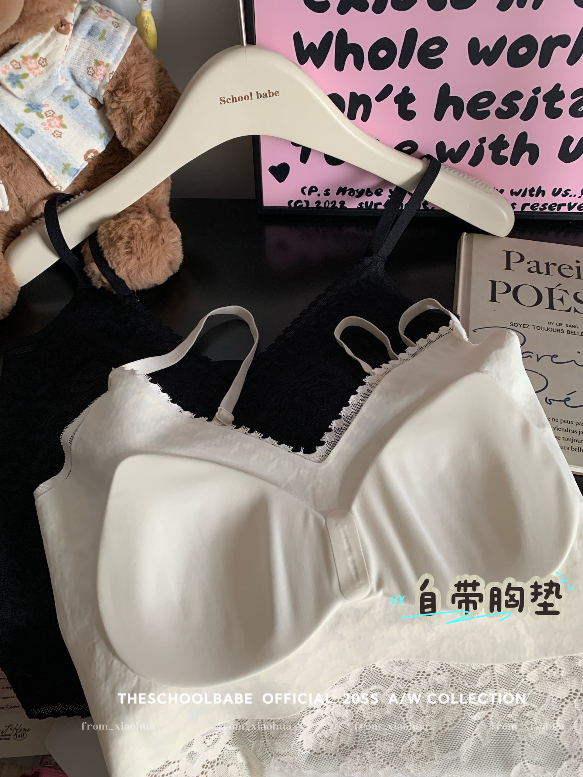 정가 실사 프랑스식 빛 럭셔리 레이스 캐미솔 아름다움 뒤로 나만의 것을 가져와 라. 가슴 패드 속옷 순수한 욕망 다용도 화이트 인사이드 가져 가라. 상세 이미지 4