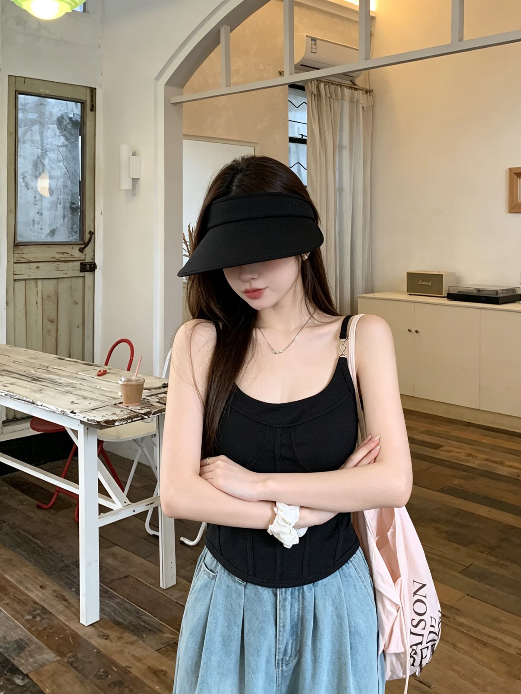실사 정가 여름 개성 디자인 섹시함 핫걸 몸매 가꾸기 쇼트 스타일 외출용 캐미솔 상세 이미지 11
