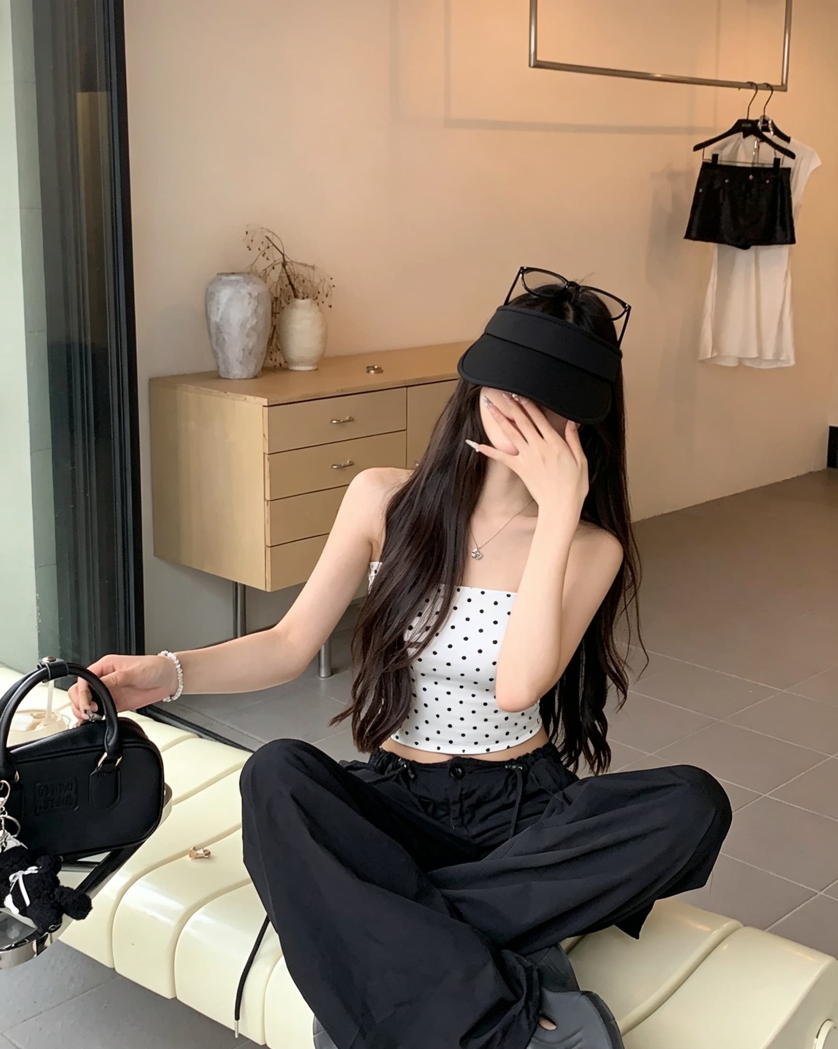 정가 실사 순수한 욕망 바람 레트로 레오파드 무늬 오프숄더 튜브탑 조끼 섹시함 품격 몸매 가꾸기 쇼트 스타일 민소매 맨위 상세 이미지 6