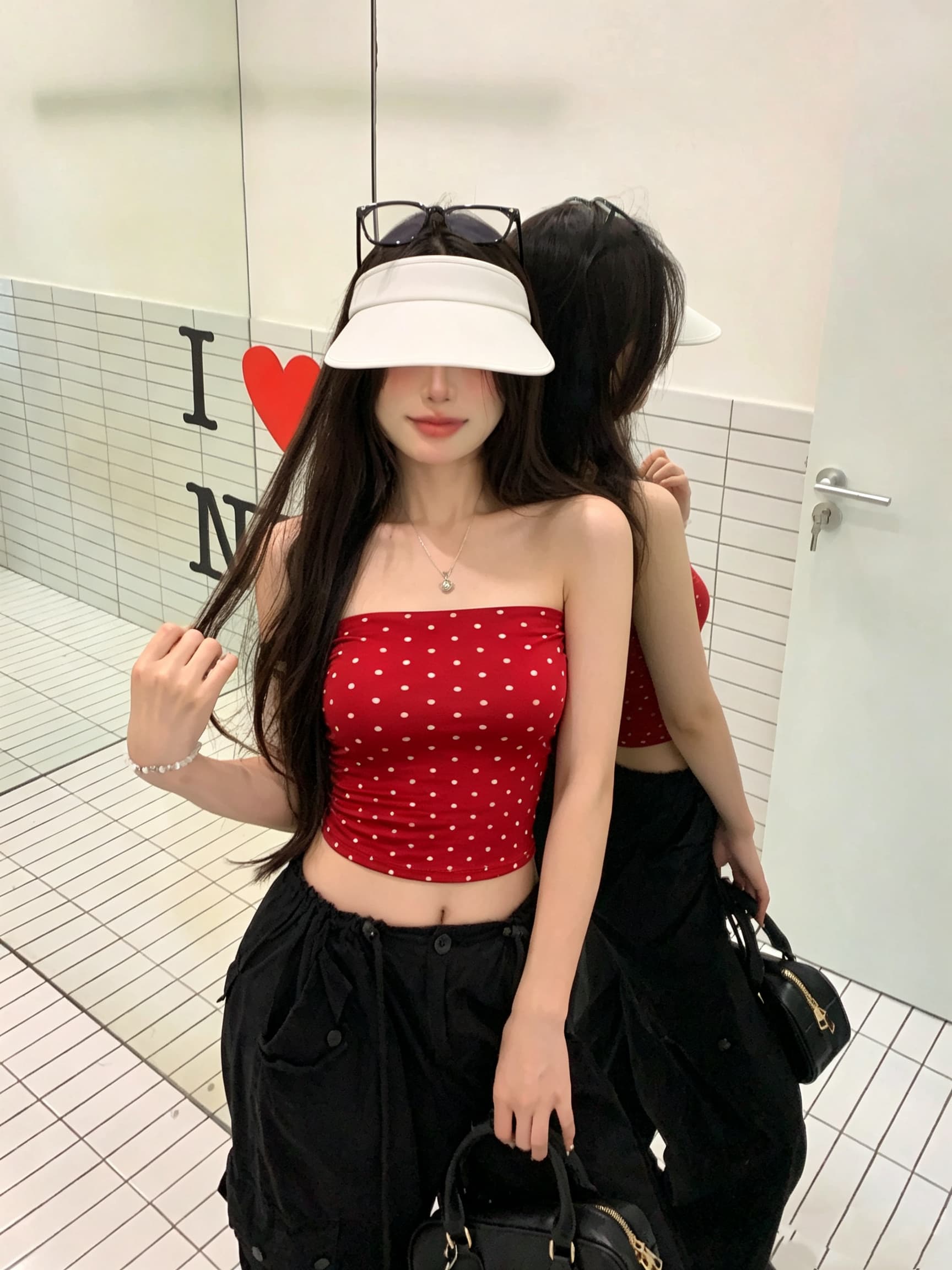 정가 실사 순수한 욕망 바람 레트로 레오파드 무늬 오프숄더 튜브탑 조끼 섹시함 품격 몸매 가꾸기 쇼트 스타일 민소매 맨위 상세 이미지 8