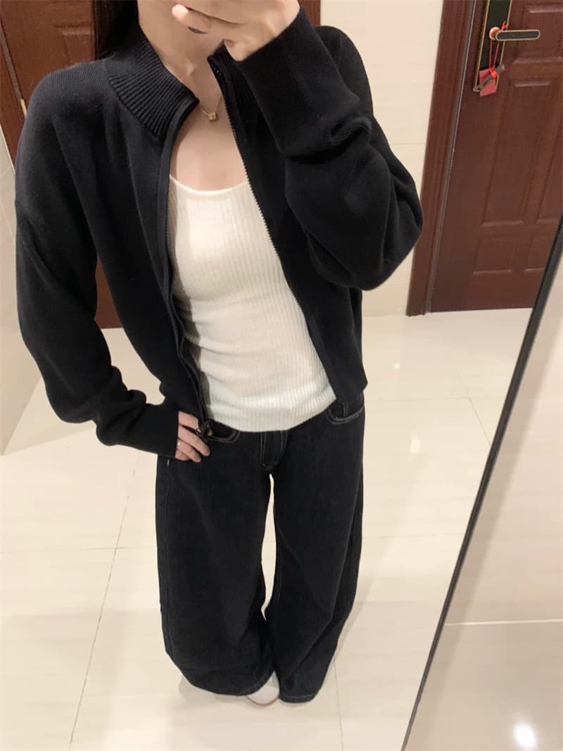 키 큰 남자 길이 연장 청바지 여성 가을 한 부서 레트로 원본 암소 색상 와이드 레그 팬츠 느긋한 바람 도루 센스 다용도 긴 바지 상세 이미지 8