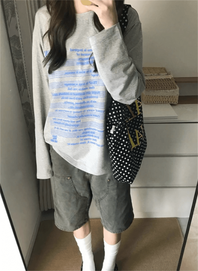 아메리칸 군용 녹색 워크웨어 데님 반바지 여성 가을 불모지 바람 캐주얼 다용도 기타 주머니 루즈핏 스트레이트 바지 상세 이미지 2