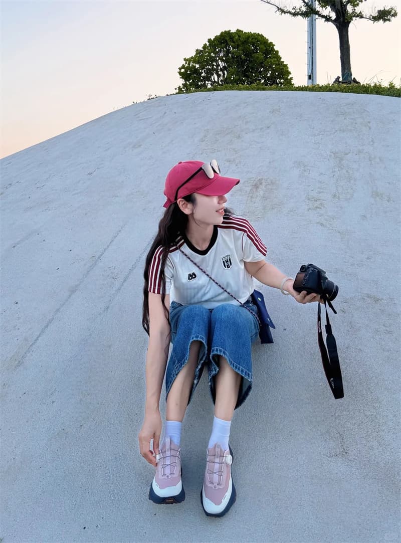 7 점 청바지 여성 가을 레트로 디자인 센스 높음 거리 와이드 레그 팬츠 지방 mm 표지 고기 슬림해 보이는 루즈핏 스트레이트 바지 상세 이미지 8