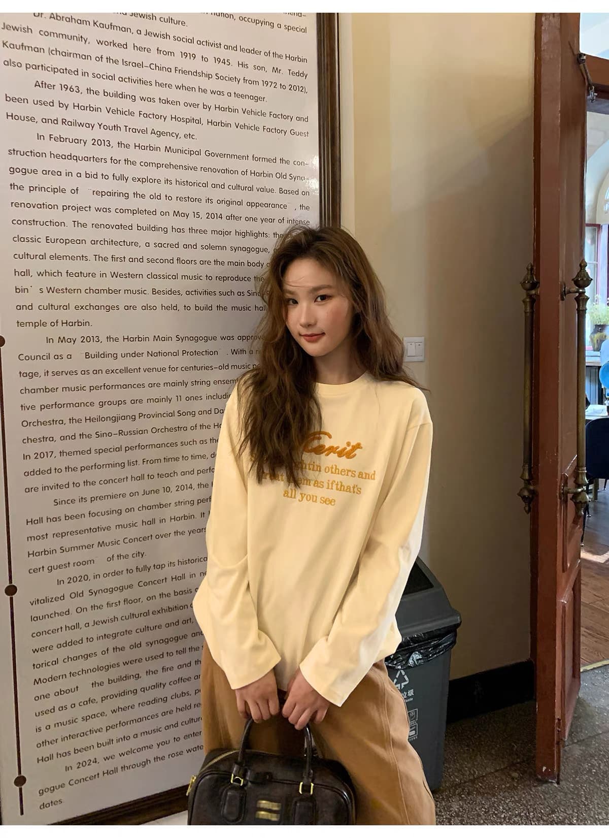 가을 겨울 새로운 수유 티셔츠 출산 후 매운맛 엄마 순면 프로 피부 다용도 달 마침표 먹이주기 만나는 맨위 상세 이미지 4