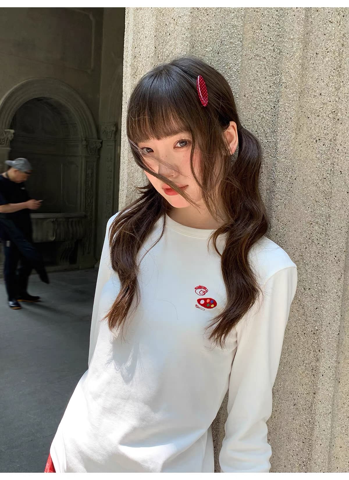모유 수유 가을 겨울 새로운 수유 순면 긴팔 티셔츠 출산 후 만나는 먹이주기 프로 피부 맨위 상세 이미지 6