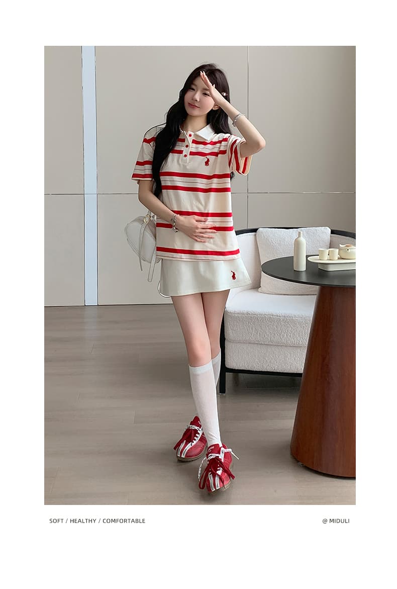 지금 지금 실사 높음 럭셔리 무거운 작업 루즈핏 에디션 여름 반팔 티셔츠 반바지 패션 임산부 세트 상세 이미지 14
