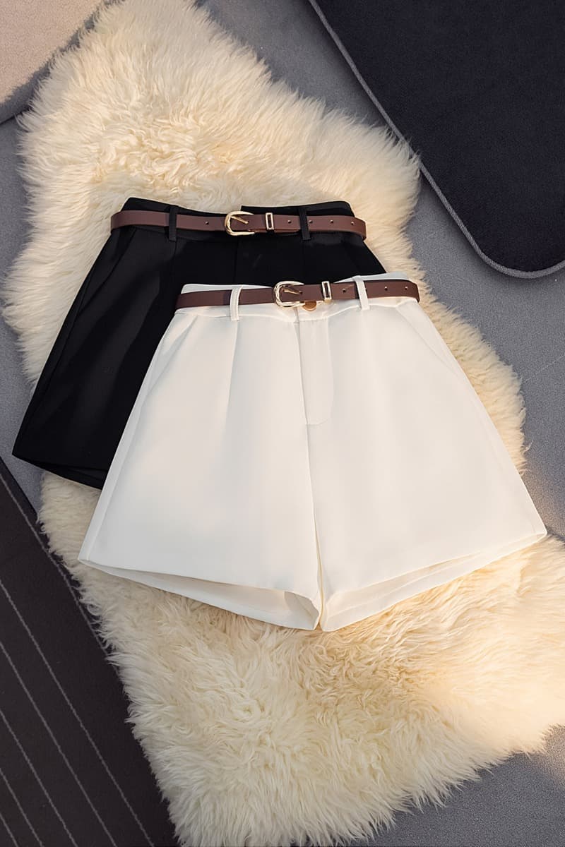 정장 반바지 부츠 팬츠 여성 봄 여름 새로운 2026 년 패션 하이웨이스트 슬림해 보이는 한 마디 바지 다용도 루즈핏 와이드 레그 팬츠 이미지 6