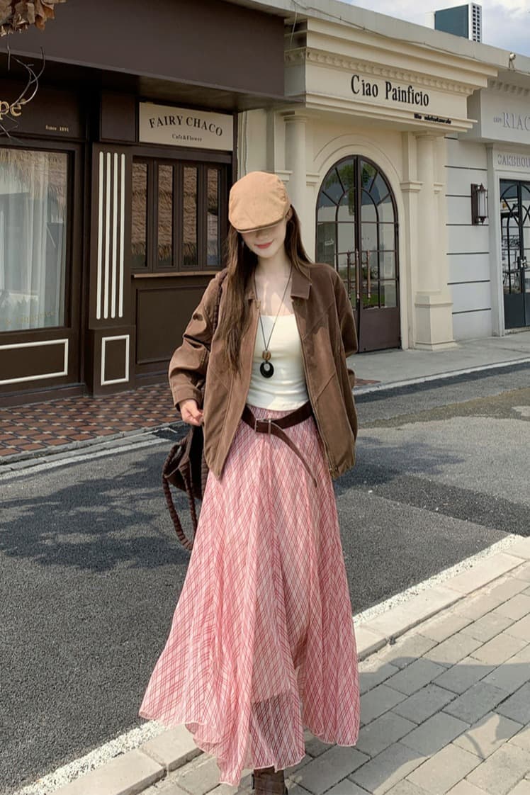 가을 레트로 오토바이 재킷 맨위 루즈핏 패션 다용도 사슴 캐시미어 재킷 이미지 6