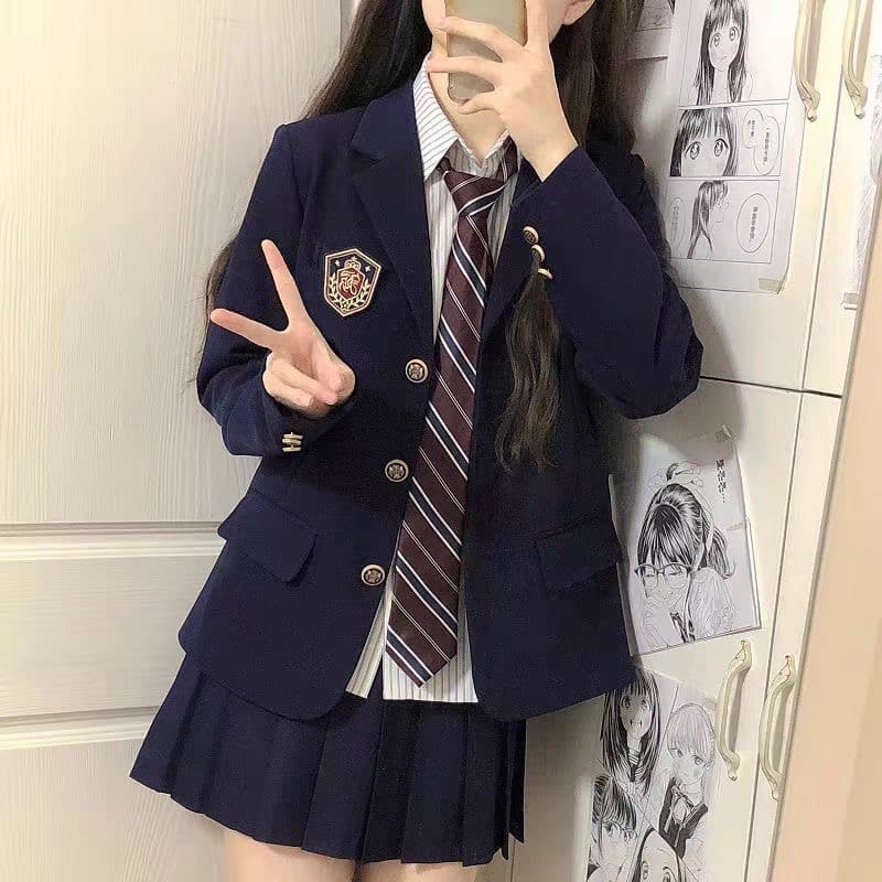 오리지널 jk 유니폼 작은 키 정장 재킷 일본식 학원 스타일 학생 학교 들어 센스 봄 가을 블레이저 맨위