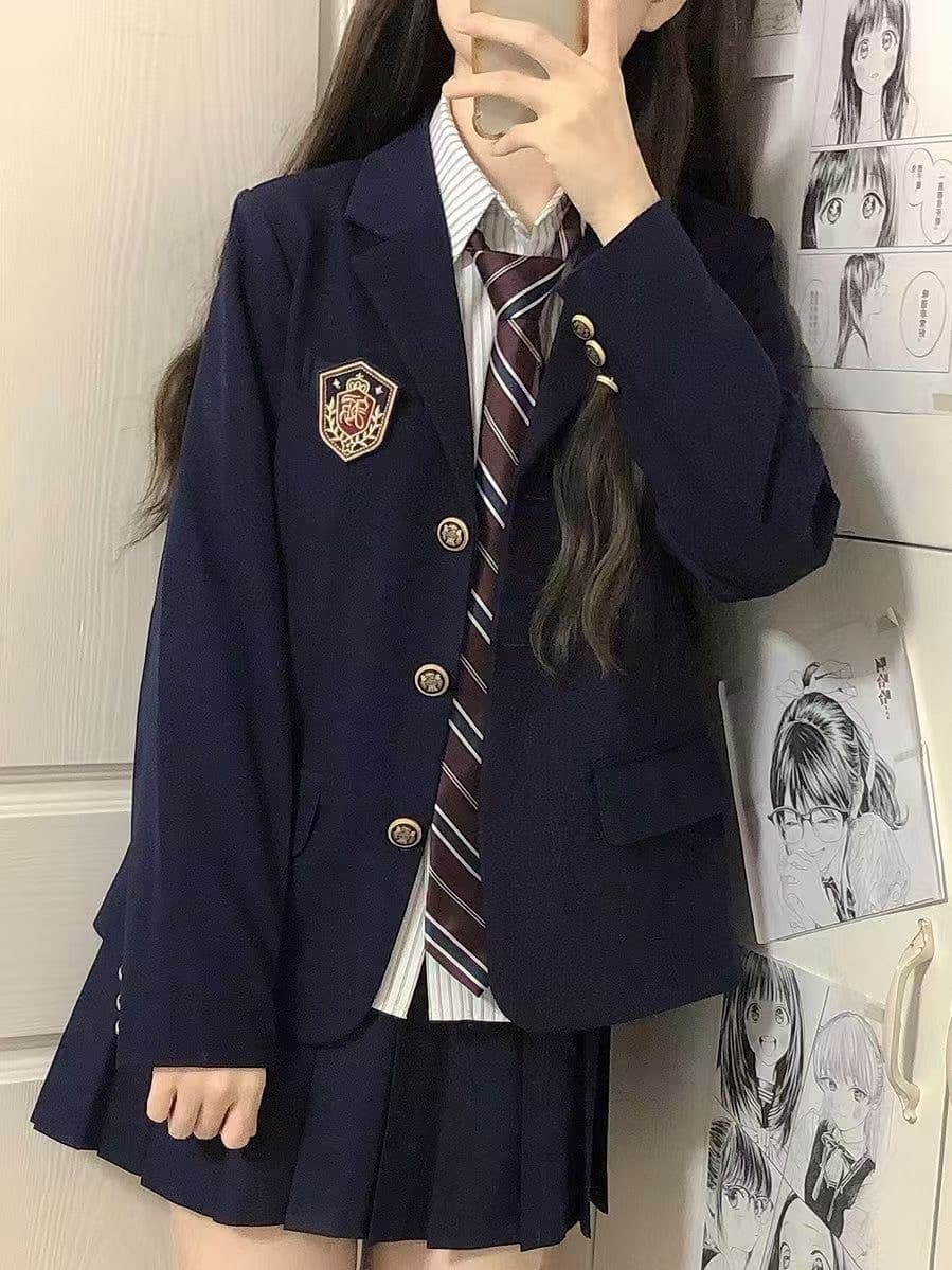 오리지널 jk 유니폼 작은 키 정장 재킷 일본식 학원 스타일 학생 학교 들어 센스 봄 가을 블레이저 맨위 이미지 4