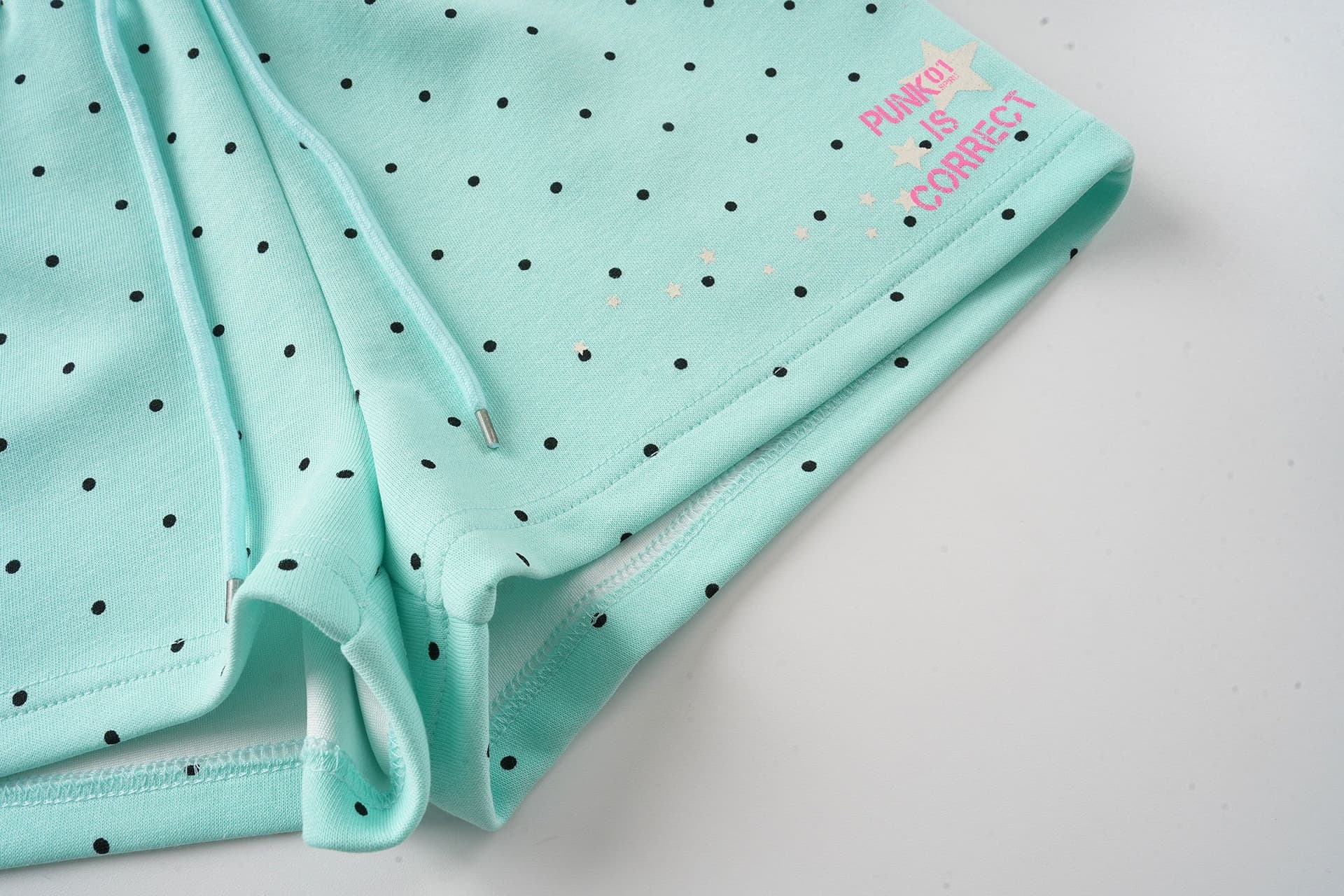 2026 3 점 바지 여성 도트 무늬 펌프 로프 허리밴드 핫걸 여름 루즈핏 캐주얼 다용도 반바지 상세 이미지 18