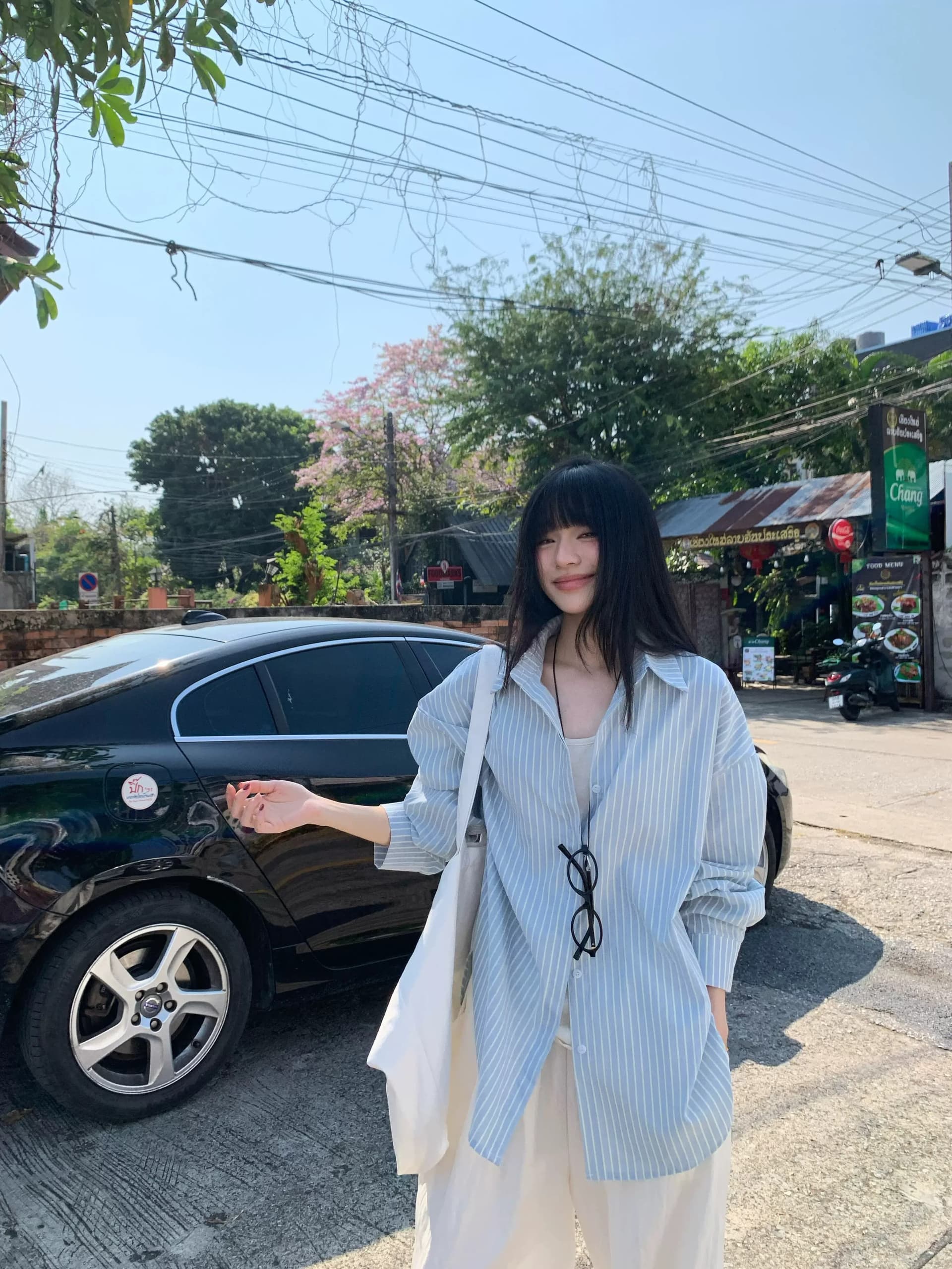 한 부서 하이웨이스트 도루 센스 루즈핏 와이드 레그 팬츠 2026 바닥 청소 우유 푸 바지 느긋한 바람 스트레이트 캐주얼 바지 상세 이미지 9