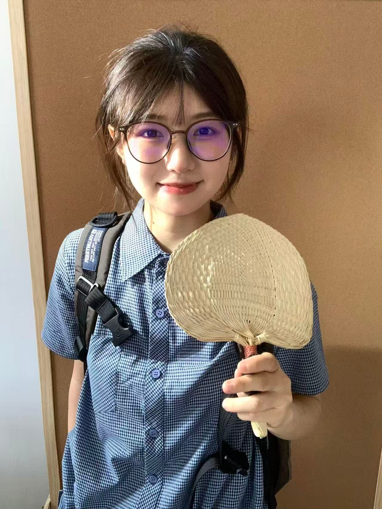 원본 체크무늬 원단 파란색 체크무늬 긍정적 인 어깨 반팔 여성 셔츠 아메리칸 레트로 POLO 칼라 맨위 상세 이미지 4