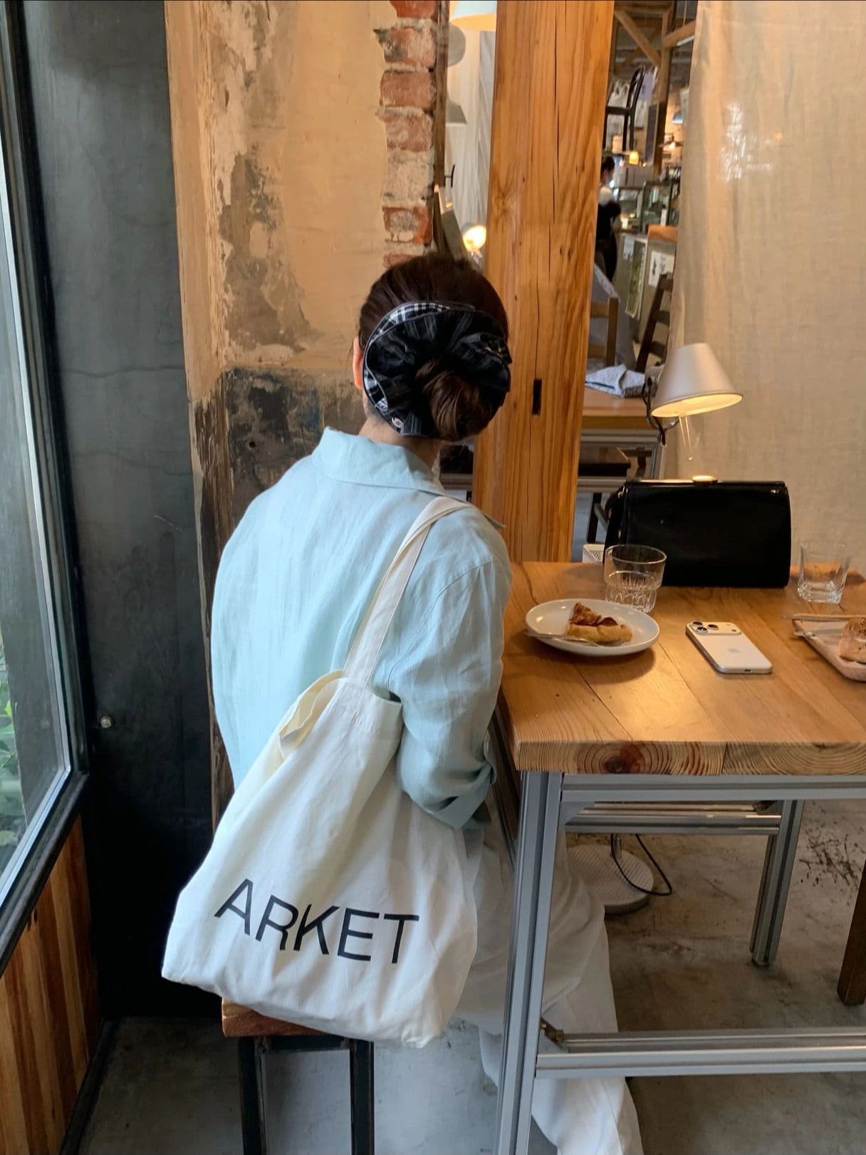 프랑스식 박하 녹색 셔츠 여성 긴 소매 여름 얇은 스타일 출퇴근 캐주얼 디자인 센스 작은 대중 Chic V넥 맨위 상세 이미지 10