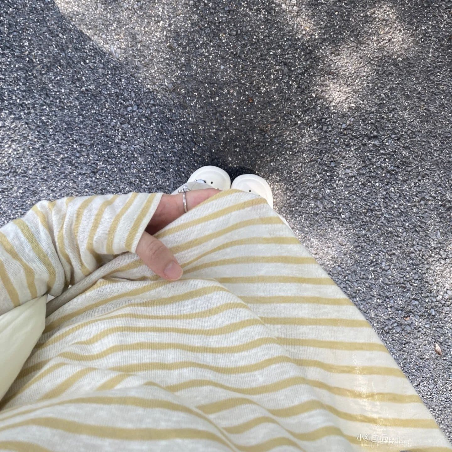 40 라이 경기 서울 25 면 35 폴리 에스터 느긋한 스트라이프 망사 긴팔 티셔츠 여성 여름 다용도 얇은 스타일 자외선 차단 맨위 이미지 6