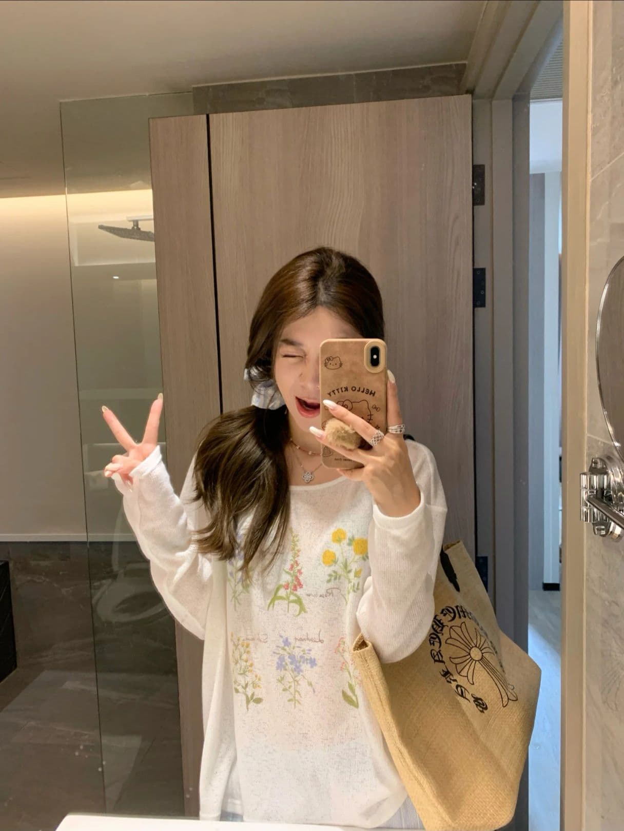 40 라이 경기 서울 25 면 35 폴리 에스터 느긋한 스트라이프 망사 긴팔 티셔츠 여성 여름 다용도 얇은 스타일 자외선 차단 맨위 상세 이미지 7