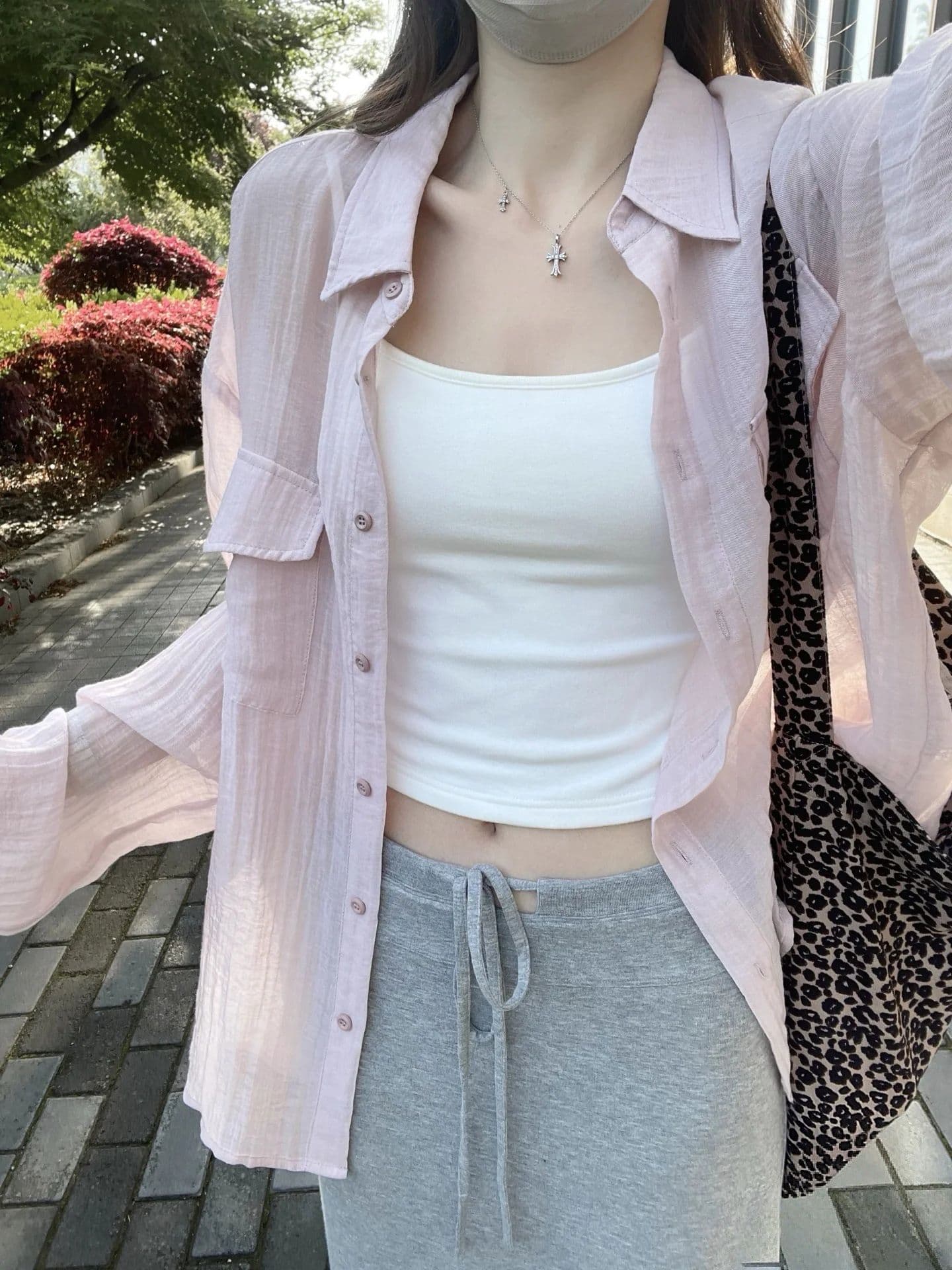 60 대나무 섬유 40 나일론 빛 사람들 엄격한 선택 보다 작은 서울 여름 느긋한 느슨함 센스 한 부서 출퇴근 착용 가져 가라. 상세 이미지 11