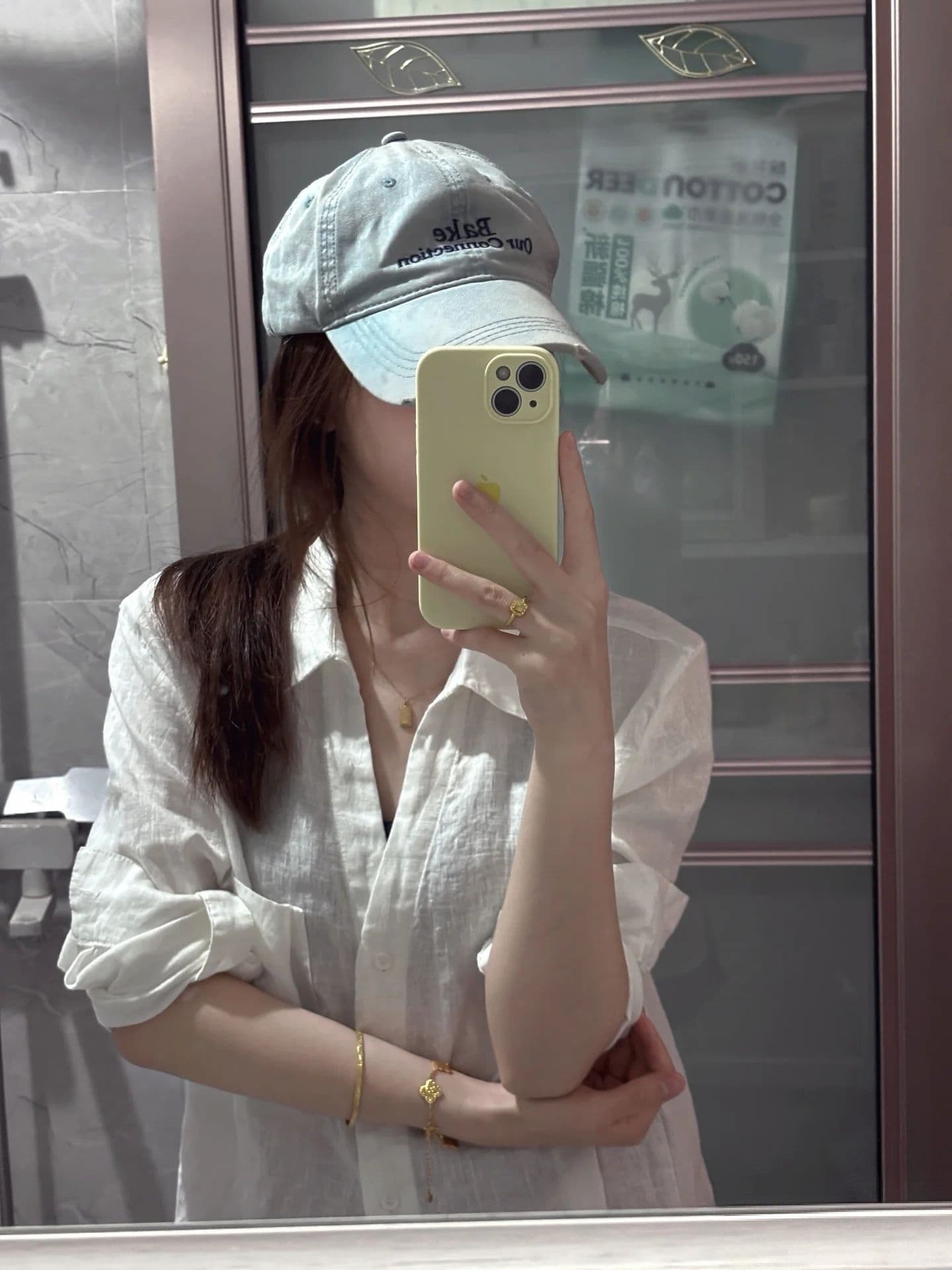 프랑스식 박하 녹색 셔츠 여성 긴 소매 여름 얇은 스타일 출퇴근 캐주얼 디자인 센스 작은 대중 Chic V넥 맨위 상세 이미지 4