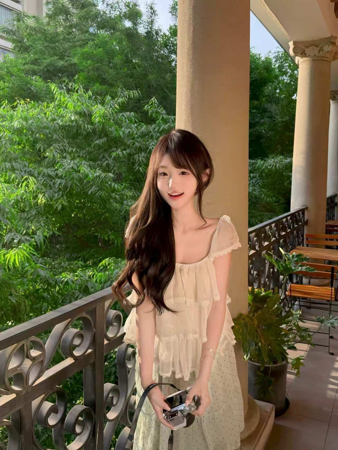센 부서 소녀 도트 무늬 반신 스커트 여성 새로운 여름 작은 키 한 마디 퍼프 미니 스커트 중간 스커트 상세 이미지 6