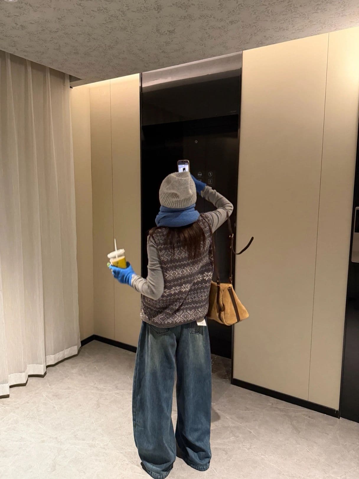레트로 양털 보온 베스트 조끼 여성 새로운 가을 겨울 아메리칸 레트로 고급 센스 스택 착용 재킷 맨위 상세 이미지 4