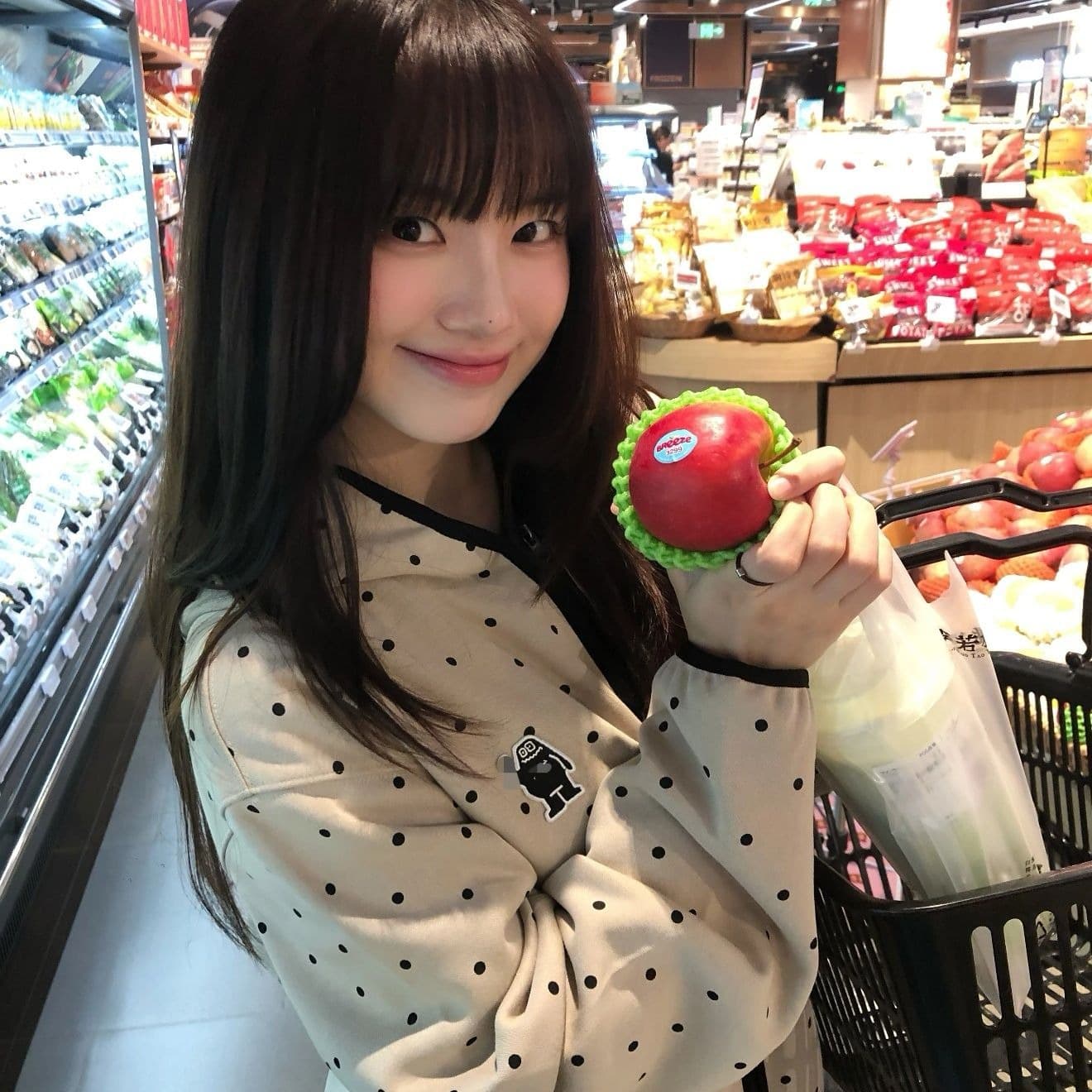 순수한 Mianhua 면 복합 원본 당겨서 측면 도트 무늬 후드 남녀 루즈핏 명중 검은 색 테두리 자수 후드티 재킷 이미지 6