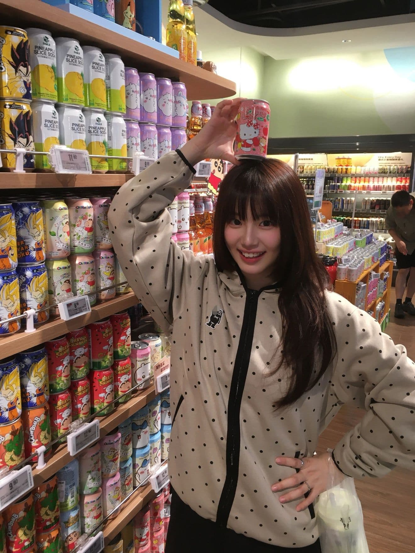 순수한 Mianhua 면 복합 원본 당겨서 측면 도트 무늬 후드 남녀 루즈핏 명중 검은 색 테두리 자수 후드티 재킷 상세 이미지 10