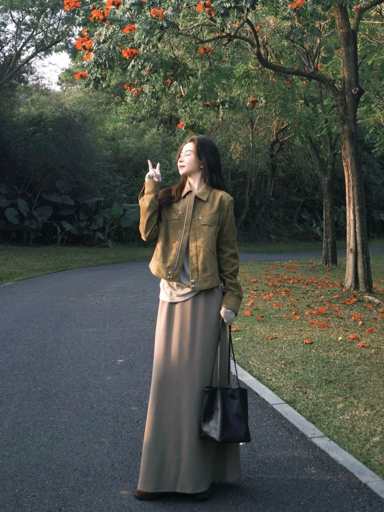 원본 천 레트로 아메리칸 스웨이드 쇼트 스타일 재킷 가을 겨울 고급 센스 지퍼 브라운 가죽 재킷 캐주얼 재킷 이미지 3