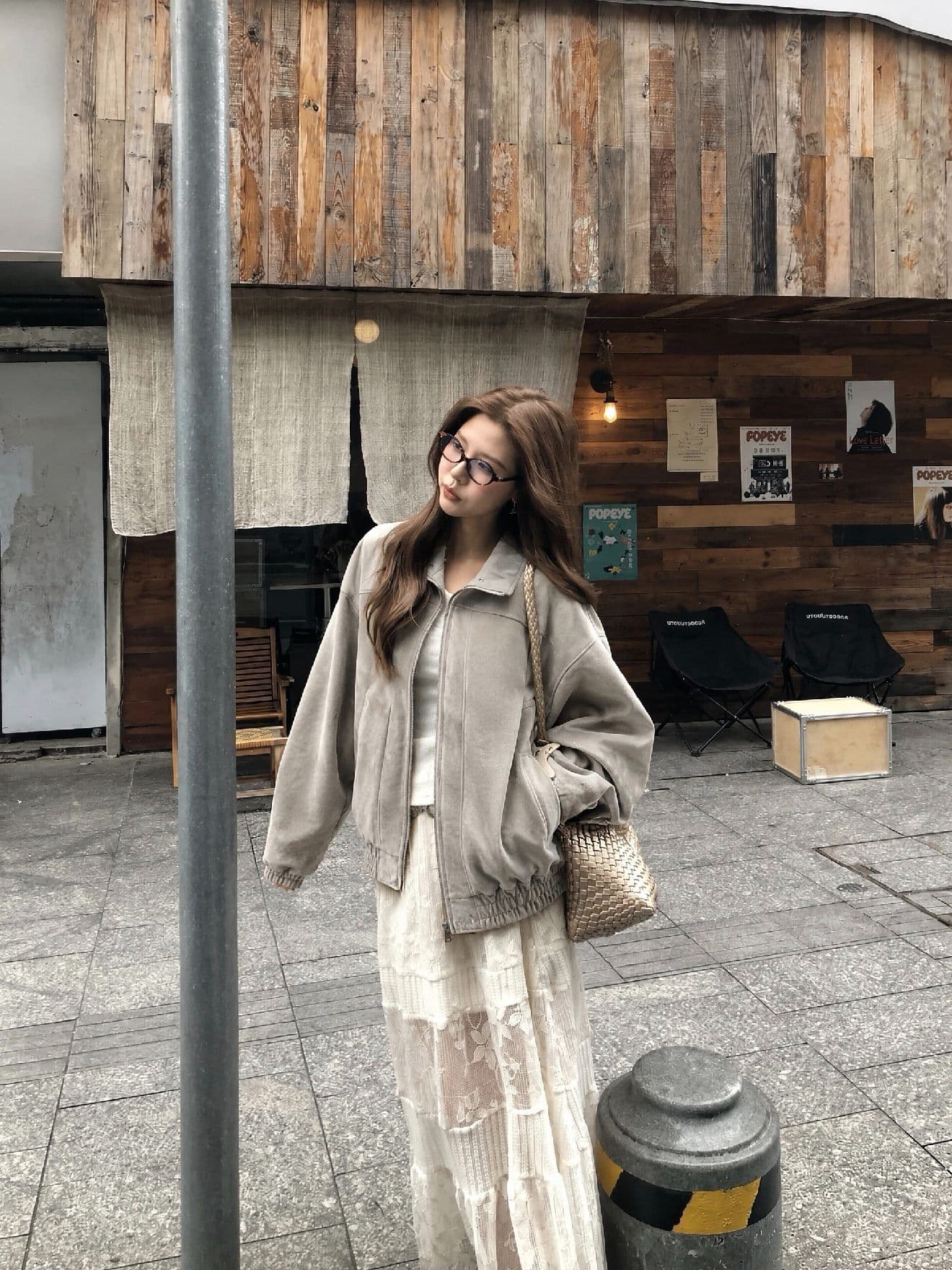 원본 1 ~보다 1 PU 가죽 커플 지불 스탠드 칼라 새로운 재킷 방수 방풍 캐주얼 다용도 재킷 트렌디 상세 이미지 5