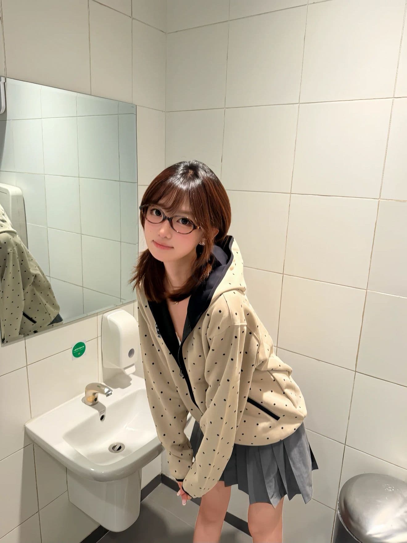 순수한 Mianhua 면 복합 원본 당겨서 측면 도트 무늬 후드 남녀 루즈핏 명중 검은 색 테두리 자수 후드티 재킷 상세 이미지 3