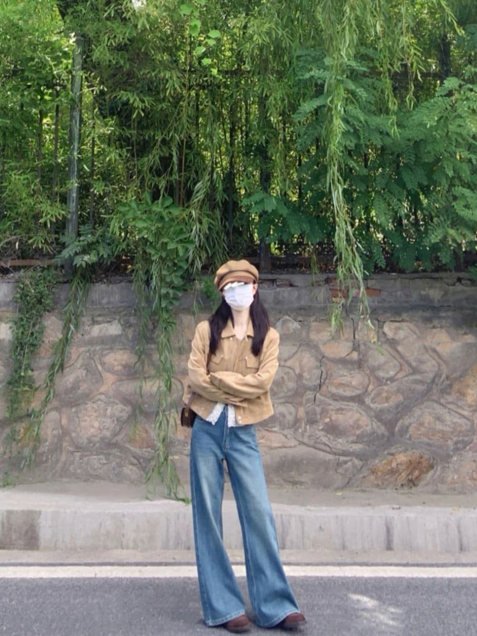 원본 천 레트로 아메리칸 스웨이드 쇼트 스타일 재킷 가을 겨울 고급 센스 지퍼 브라운 가죽 재킷 캐주얼 재킷 상세 이미지 6
