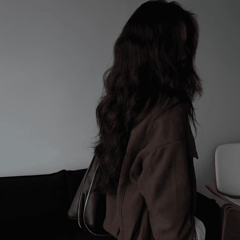 PU 가죽 레트로 체크무늬 패치워크 pu 여성 코트 가을 새로운 한 부서 작은 키 스탠드 칼라 쇼트 스타일 재킷 이미지 4