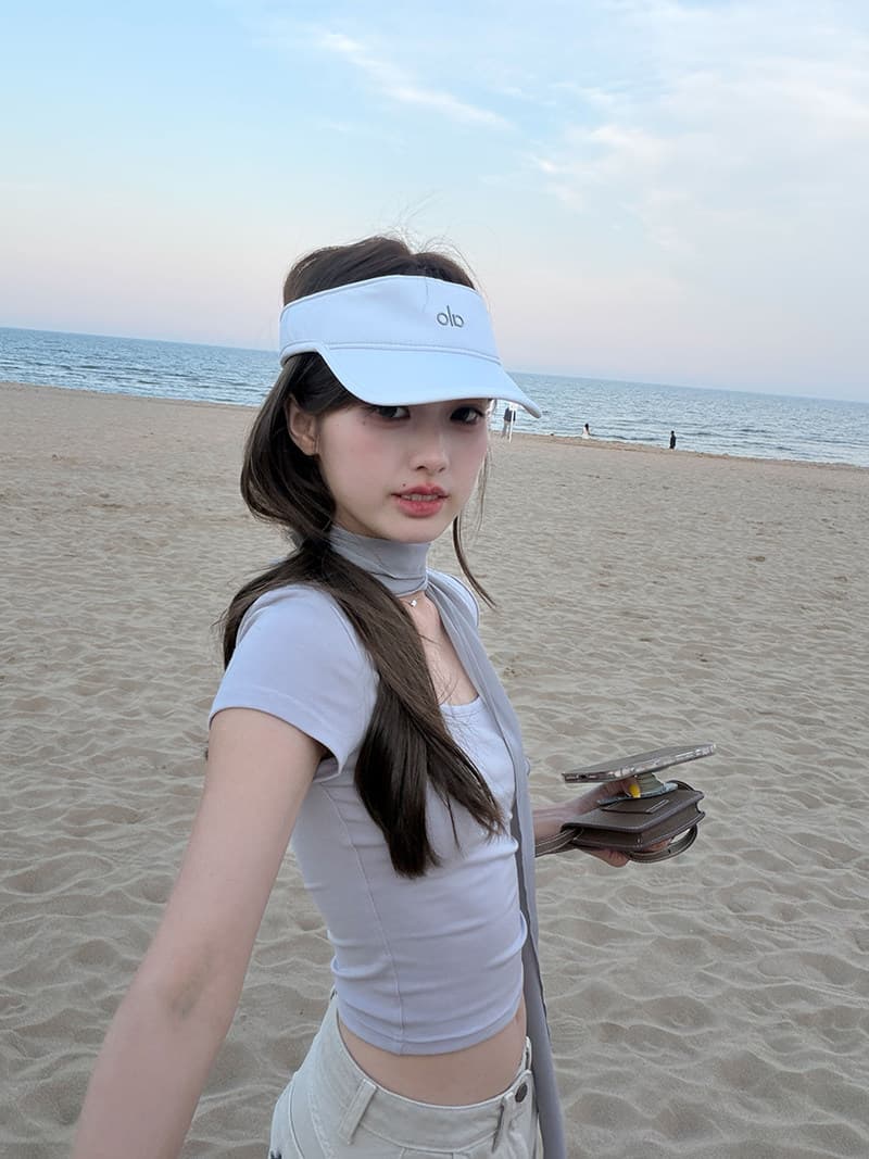한 부서 디자인 센스 맨위 Tulle 리본 u 칼라 몸매 가꾸기 반팔 티셔츠 여성 상세 이미지 4