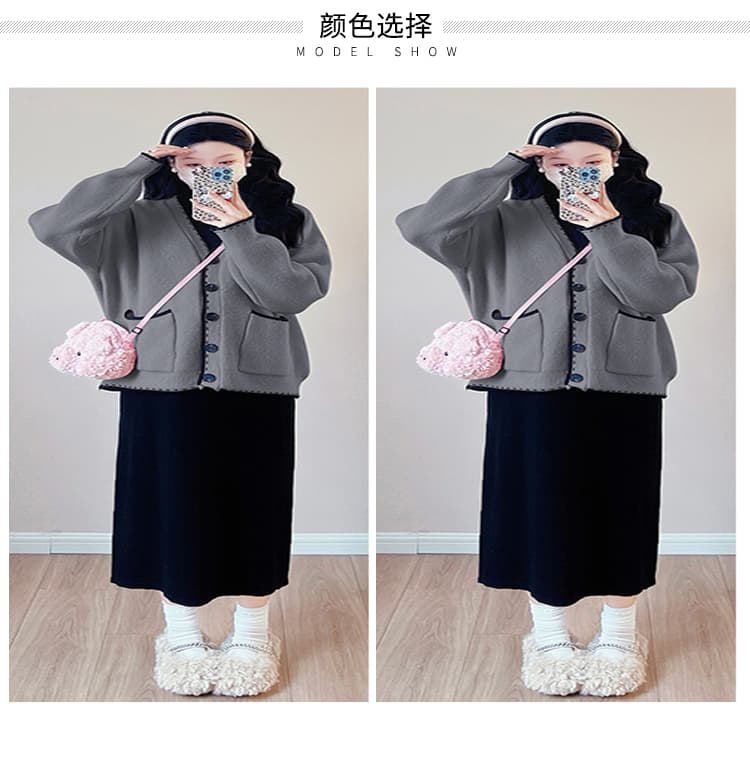 실사 임산부 여름 새로운 한 부서 꽃무늬 연령 감소 귀여운 드레스 상세 이미지 10