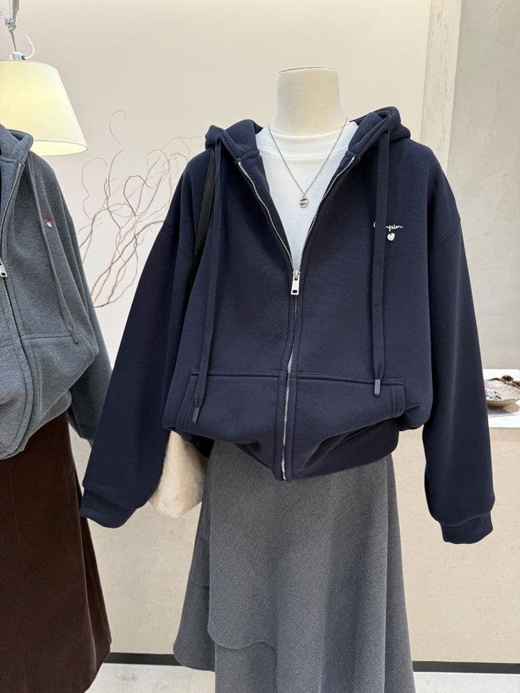 아메리칸 레트로 핫걸 비스듬한 칼라 오프숄더 프린트 루즈핏 후드티 여성 상세 이미지 3