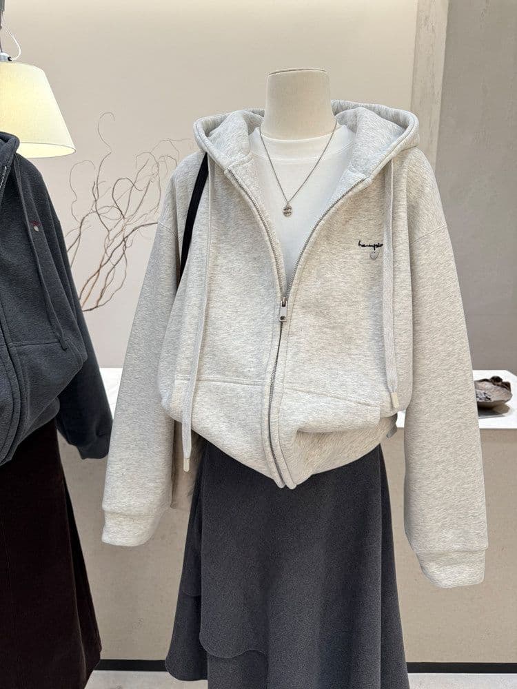 아메리칸 레트로 핫걸 비스듬한 칼라 오프숄더 프린트 루즈핏 후드티 여성 상세 이미지 4