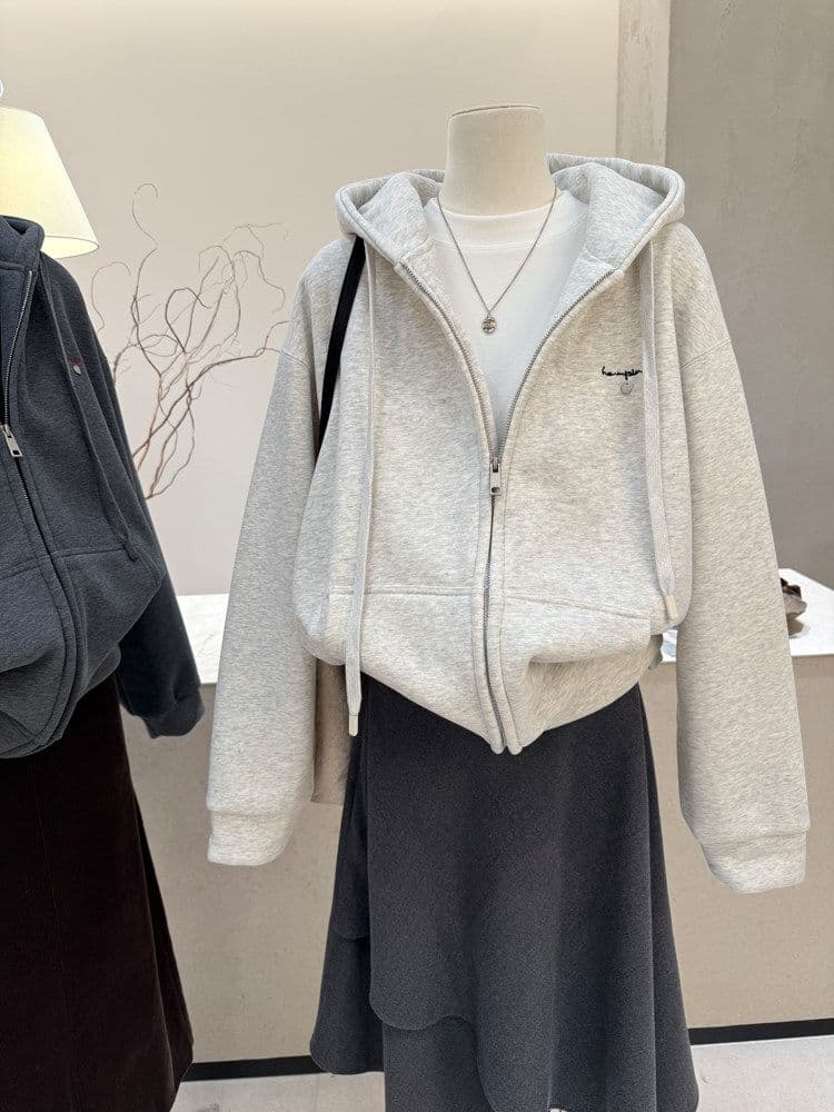 아메리칸 레트로 핫걸 비스듬한 칼라 오프숄더 프린트 루즈핏 후드티 여성 상세 이미지 15