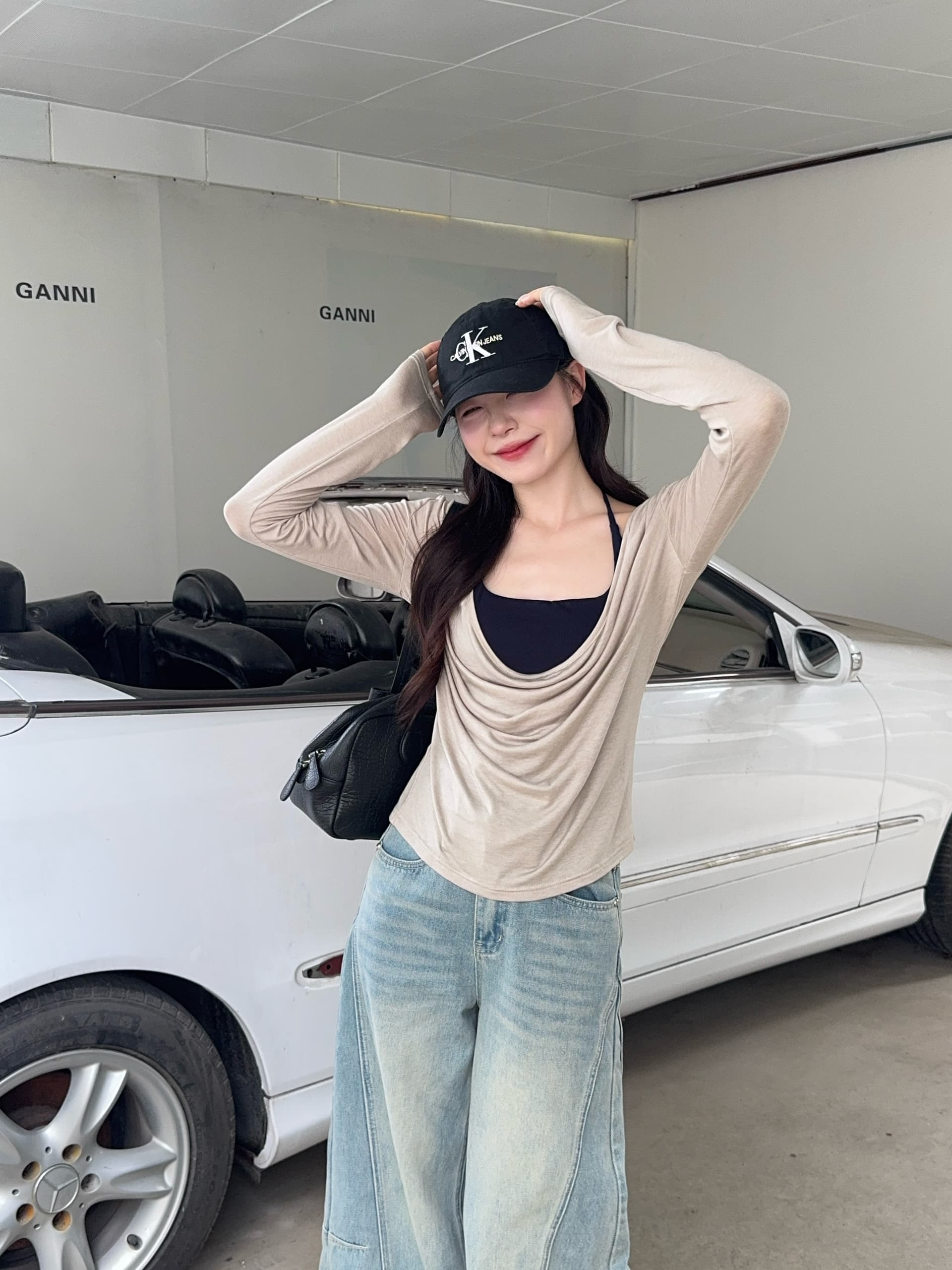 실사 빅 사이즈 지방 mm 가을 새로운 디자인 센스 느긋한 바람 긴팔 블라우스 흔들다 칼라 행침 목 투피스 조끼 상세 이미지 7