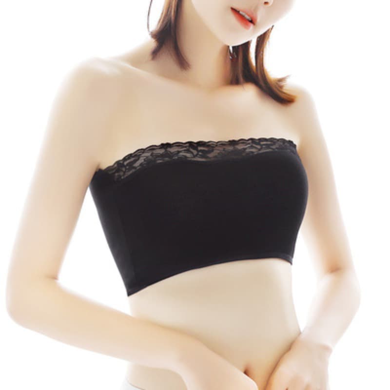 10개 로드 중 섹시함 모달 레이스 한 단어 레이스 튜브탑 여름 폭발 하나 슬라이스 노출 방지 포장 가슴 이미지 5
