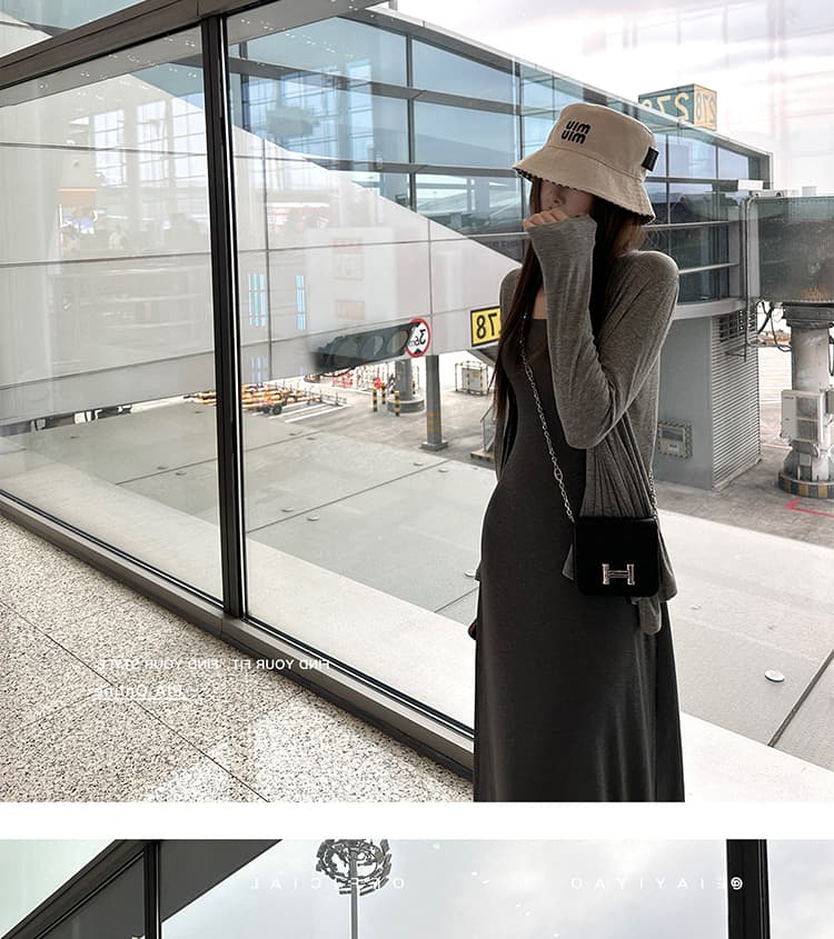 출산 착용 여름 드레스 드레스 패션 편안함 신축성 조끼 스커트 숄 느긋한 바람 매운맛 엄마 품격 세트 드레스 상세 이미지 23