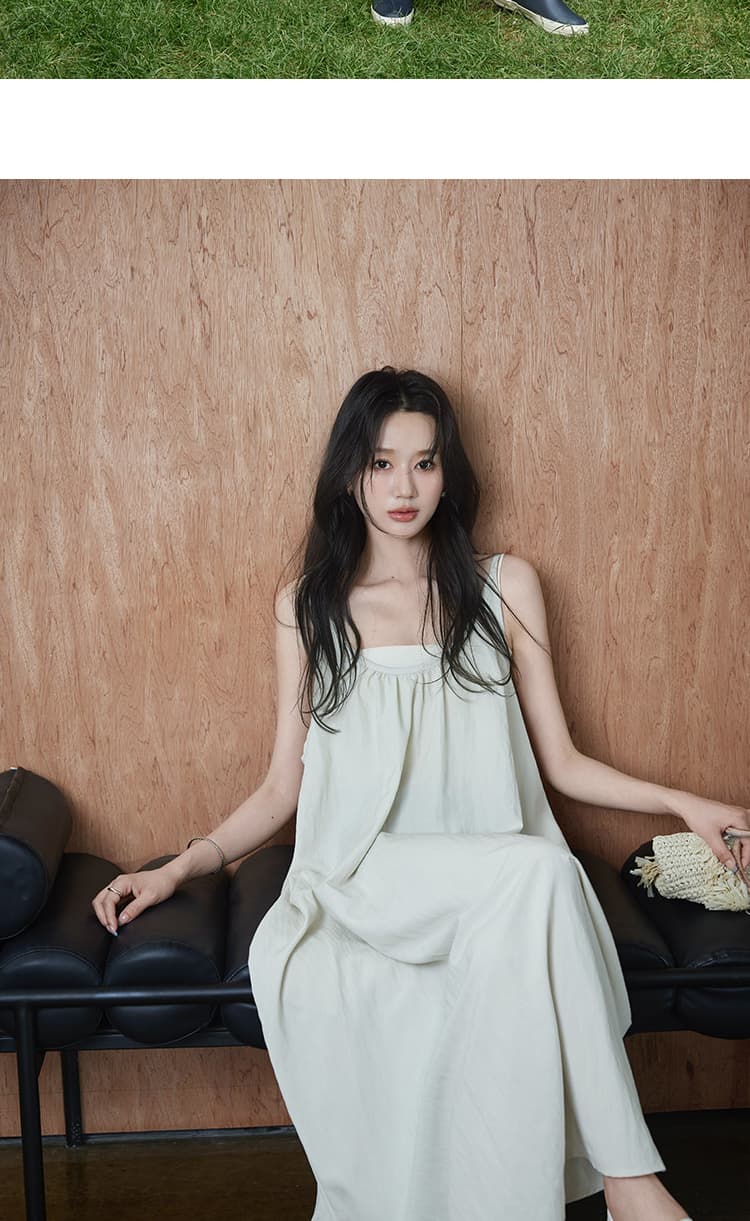임산부 드레스 여름 투피스 세트 숨기기 고기 확실하지 않음 임신 한 u 칼라 대 진자 슬립 드레스 튜브탑 슬립 상세 이미지 12