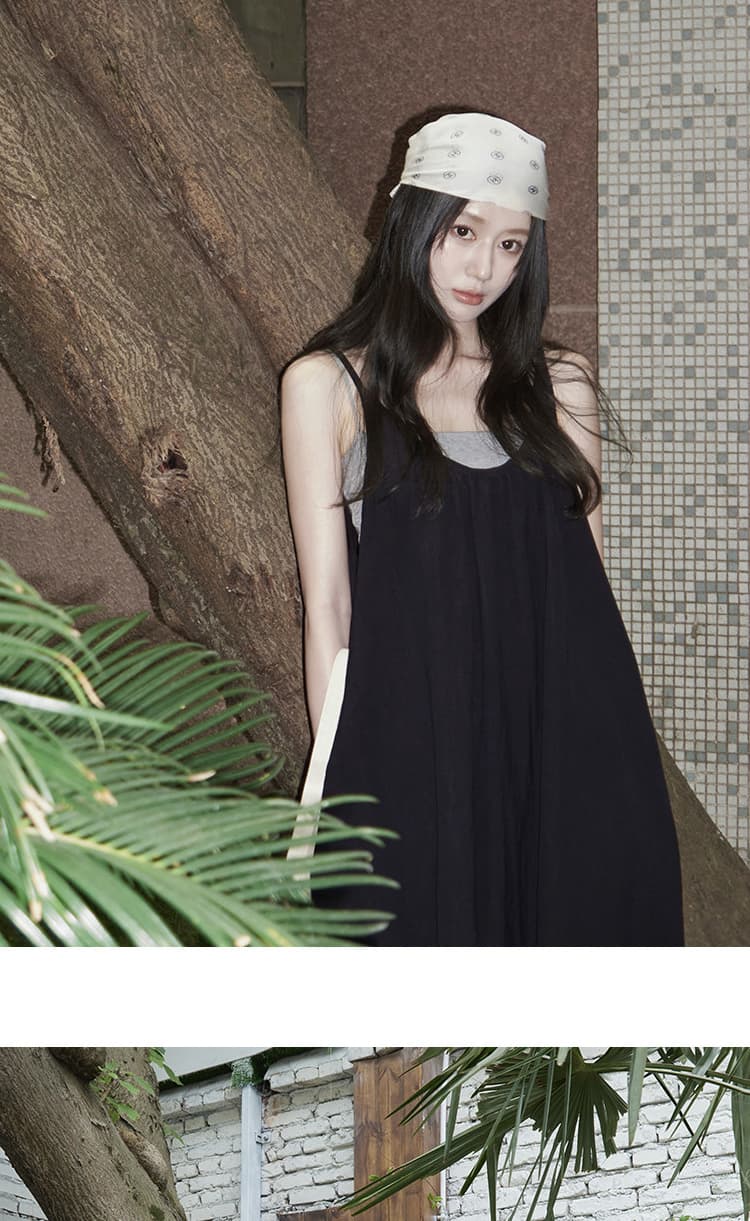 임산부 드레스 여름 투피스 세트 숨기기 고기 확실하지 않음 임신 한 u 칼라 대 진자 슬립 드레스 튜브탑 슬립 상세 이미지 15