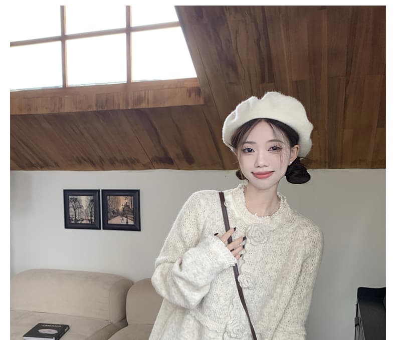 재고 있음 임산부 스웨터 세트 가을 겨울 다용도 스웨터 임산부 레이스 기본 셔츠 임산부 반신 스커트 상세 이미지 30